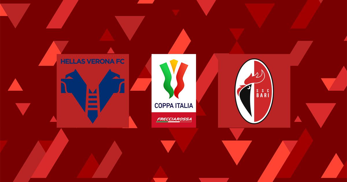 Highlight Hellas Verona - Bari del 7 agosto 2022 - Coppa Italia Frecciarossa