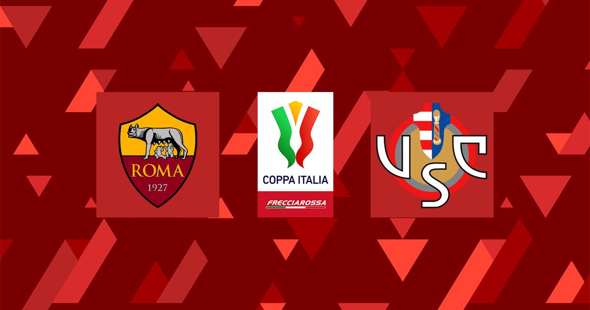 Highlight Roma - Cremonese del 3 gennaio 2024 - Coppa Italia Frecciarossa