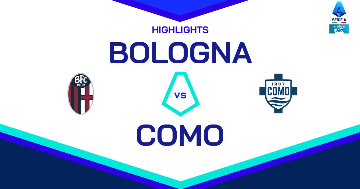 Highlight Bologna - Como del 2 febbraio 2025 - Lega Serie A