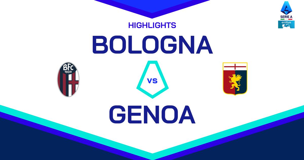 Highlight Bologna - Genoa del 25 maggio 2025 - Lega Serie A