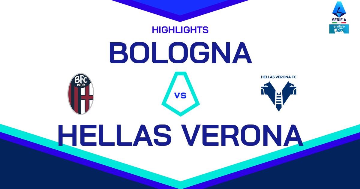 Highlight Bologna - Hellas Verona del 29 dicembre 2024 - Lega Serie A