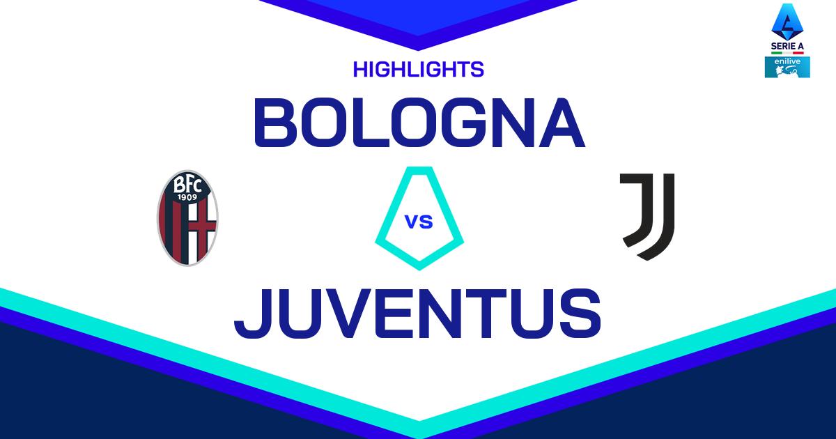 Highlight Bologna - Juventus del 4 maggio 2025 - Lega Serie A