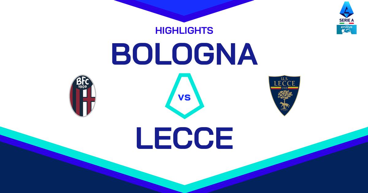 Highlight Bologna - Lecce del 2 novembre 2024 - Lega Serie A