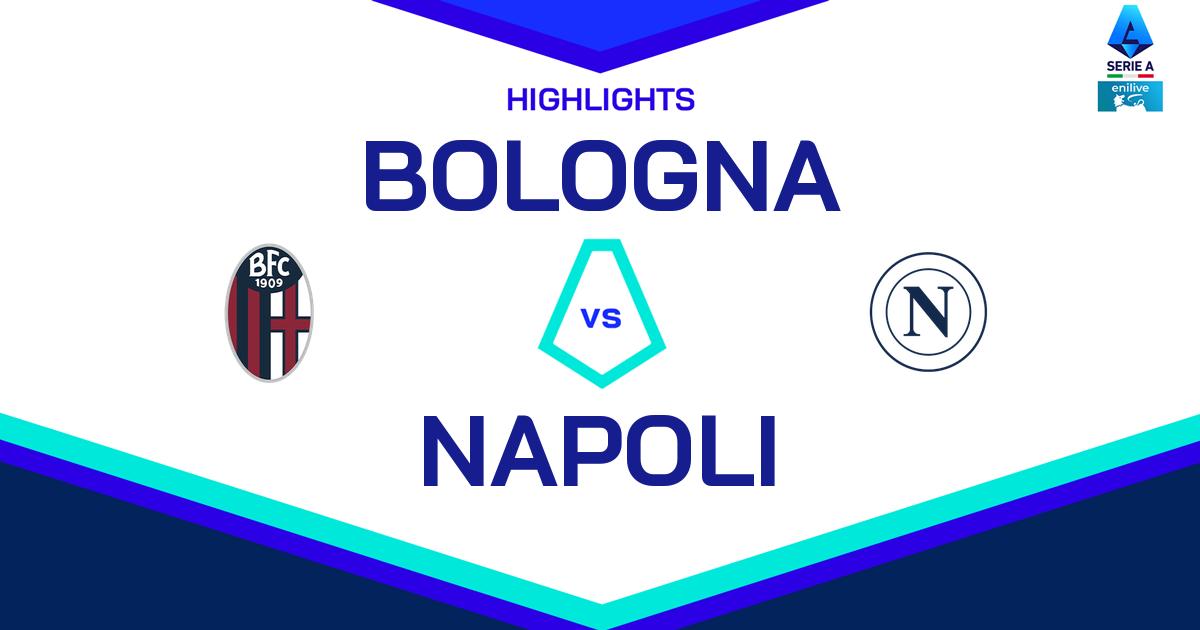 Highlight Bologna - Napoli del 6 aprile 2025 - Lega Serie A