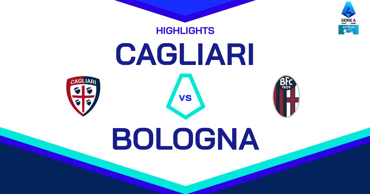 Highlight Cagliari - Bologna del 29 ottobre 2024 - Lega Serie A