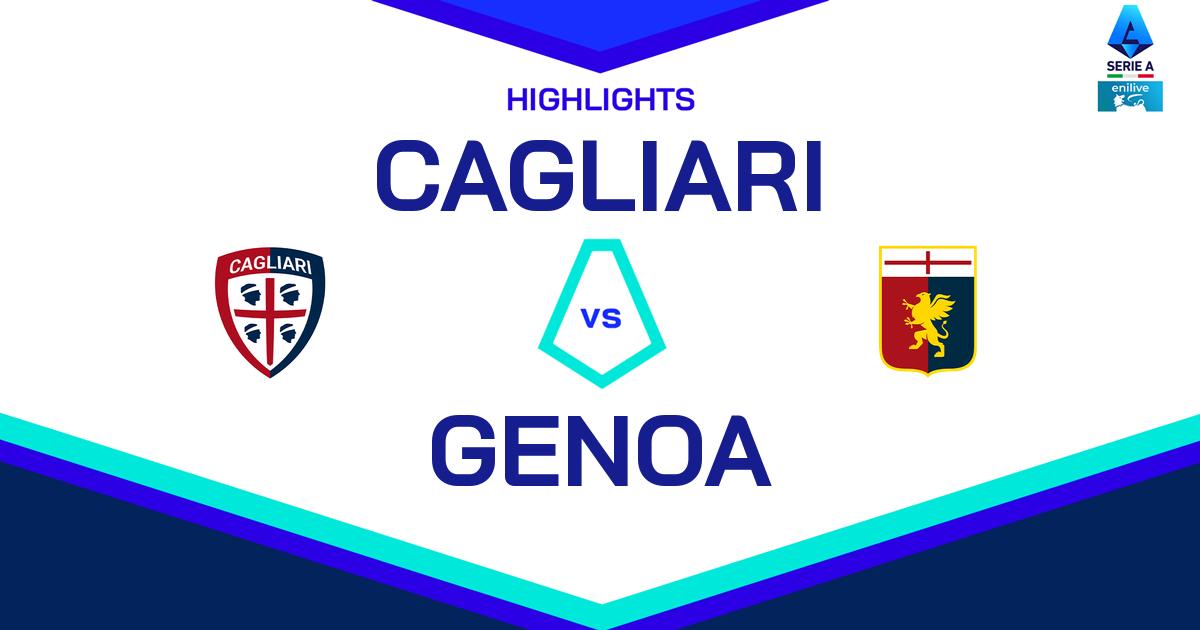 Highlight Cagliari - Genoa del 9 marzo 2025 - Lega Serie A