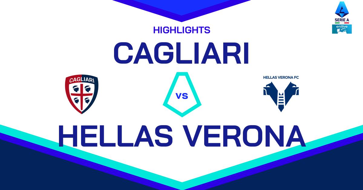 Highlight Cagliari - Hellas Verona del 1 dicembre 2024 - Lega Serie A