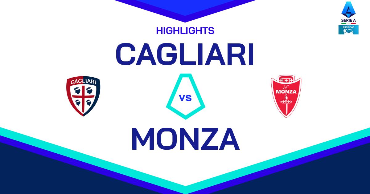 Highlight Cagliari - Monza del 30 marzo 2025 - Lega Serie A