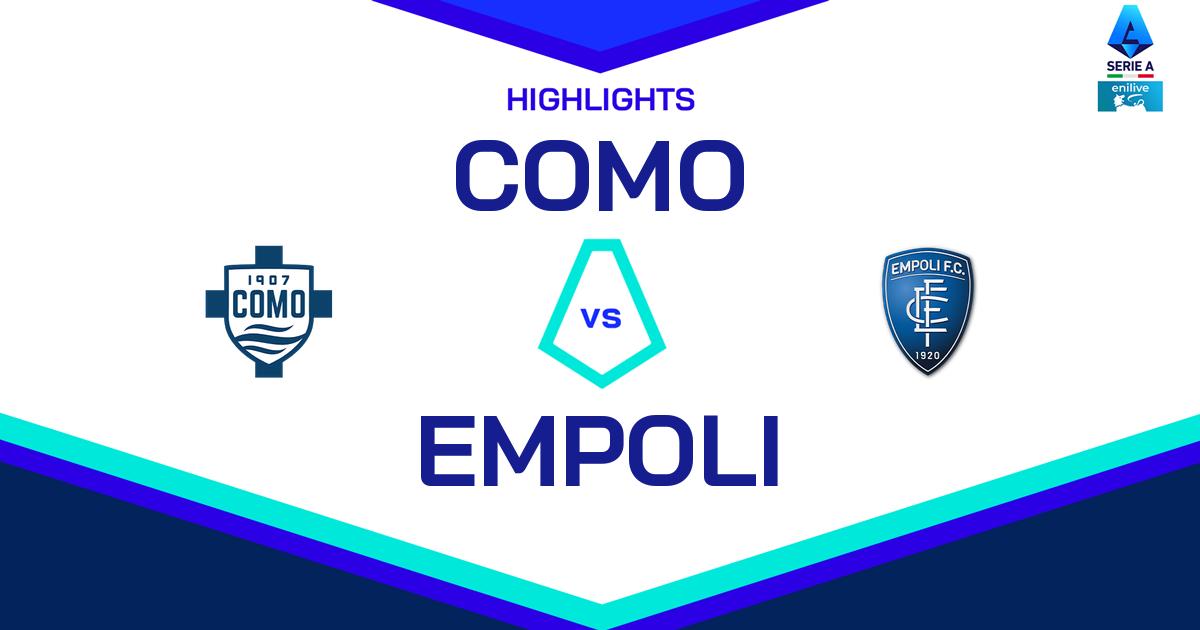 Highlight Como - Empoli del 30 marzo 2025 - Lega Serie A