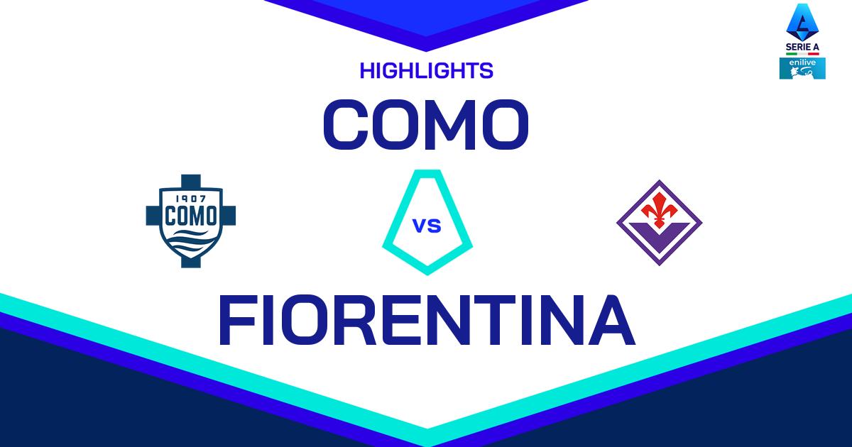 Highlight Como - Fiorentina del 24 novembre 2024 - Lega Serie A