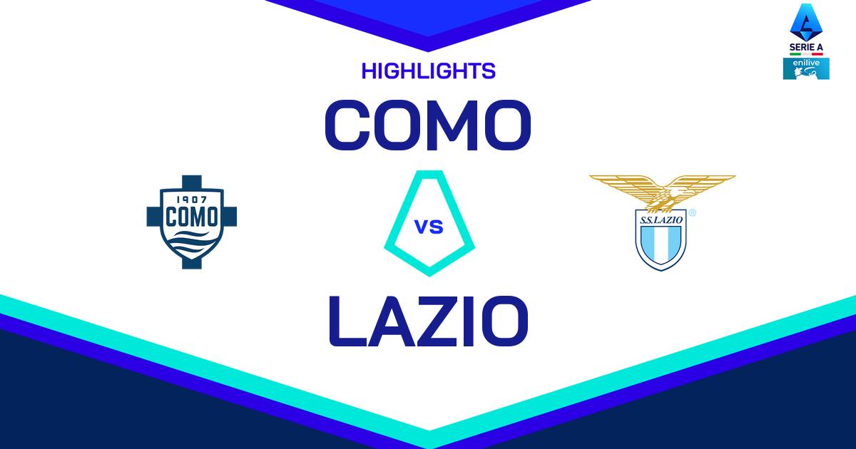 Highlight Como - Lazio del 31 ottobre 2024 - Lega Serie A