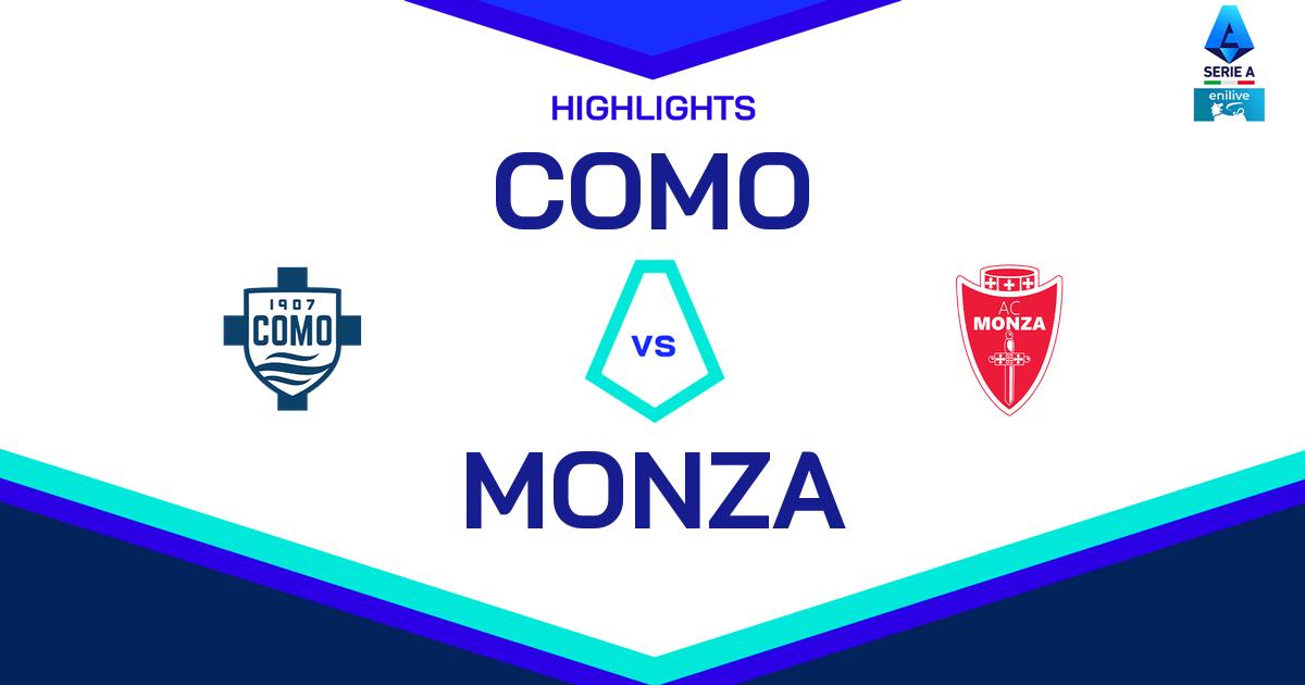 Highlight Como - Monza del 1 dicembre 2024 - Lega Serie A