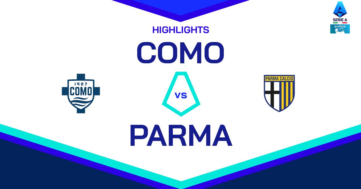 Highlight Como - Parma del 19 ottobre 2024 - Lega Serie A