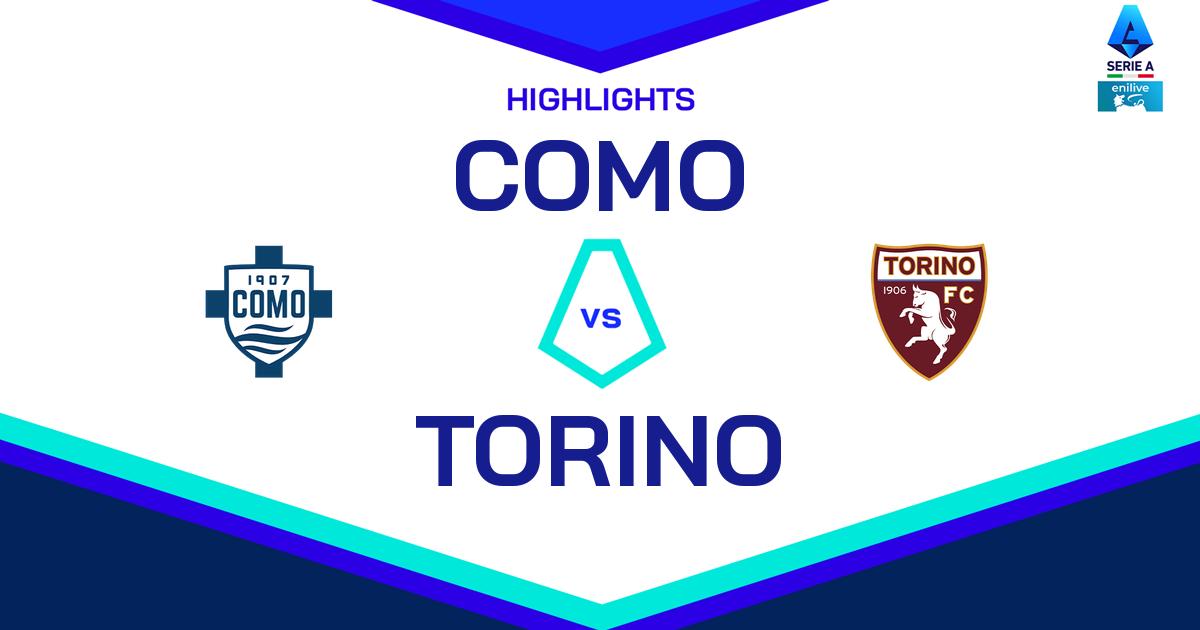 Highlight Como - Torino del 13 aprile 2025 - Lega Serie A