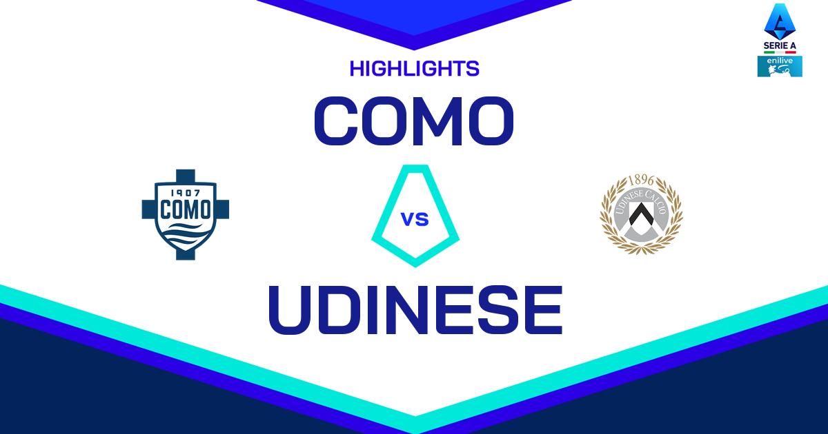 Highlight Como - Udinese del 19 gennaio 2025 - Lega Serie A