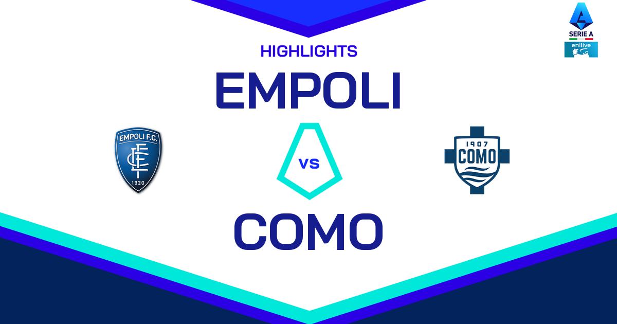 Highlight Empoli - Como del 4 novembre 2024 - Lega Serie A