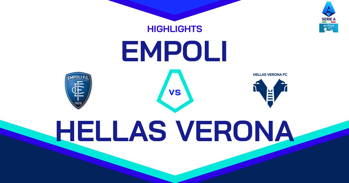 Highlight Empoli - Hellas Verona del 25 maggio 2025 - Lega Serie A