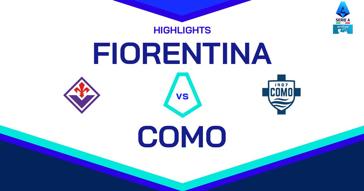 Highlight Fiorentina - Como del 16 febbraio 2025 - Lega Serie A