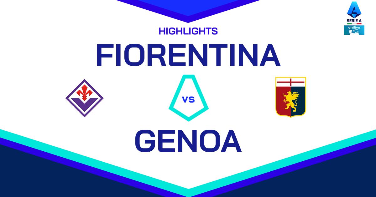 Highlight Fiorentina - Genoa del 2 febbraio 2025 - Lega Serie A