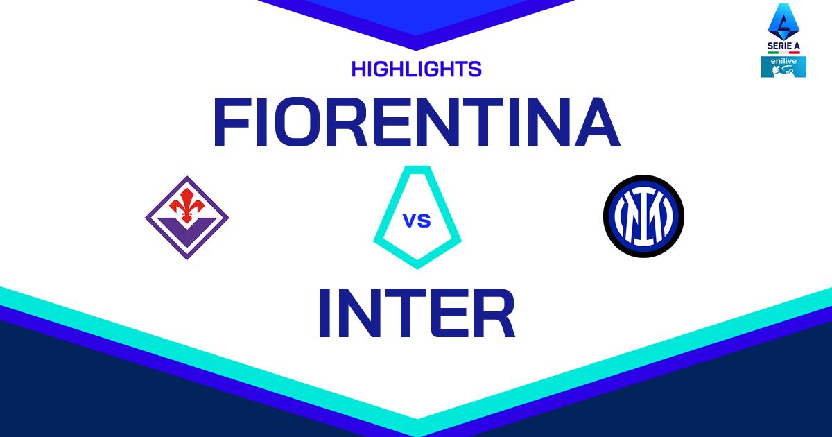 Highlight Fiorentina - Inter del 1 dicembre 2024 - Lega Serie A