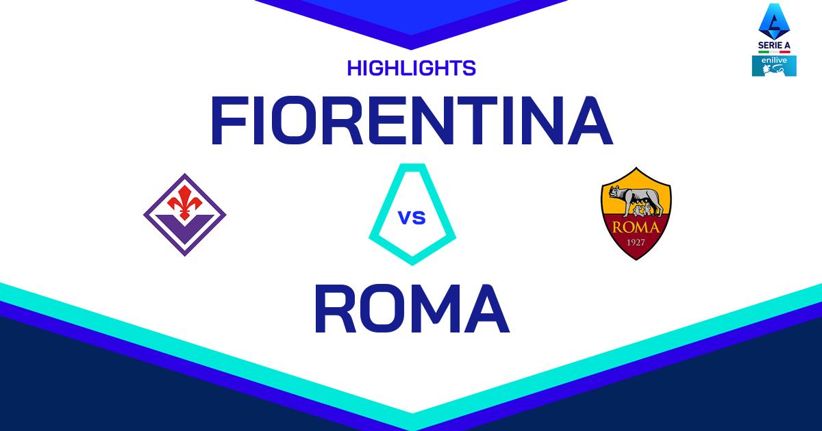 Highlight Fiorentina - Roma del 27 ottobre 2024 - Lega Serie A