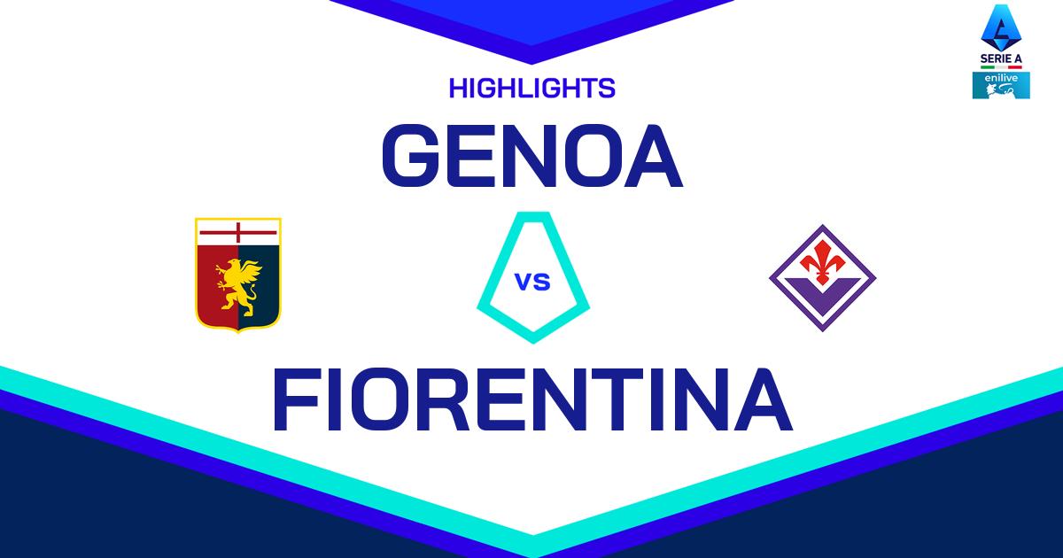 Highlight Genoa - Fiorentina del 31 ottobre 2024 - Lega Serie A