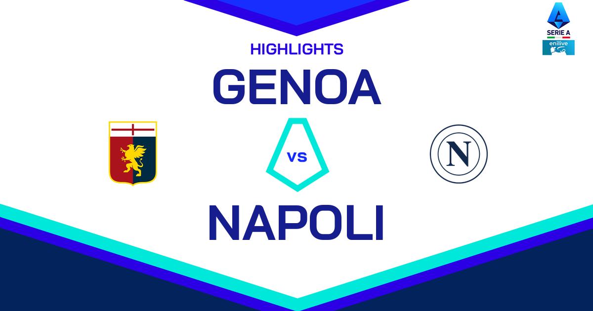 Highlight Genoa - Napoli del 22 dicembre 2024 - Lega Serie A