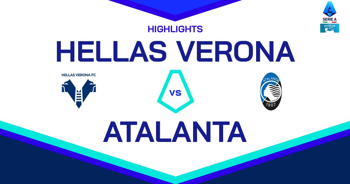 Highlight Hellas Verona - Atalanta del 9 febbraio 2025 - Lega Serie A