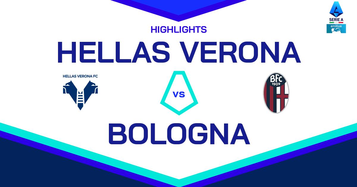 Highlight Hellas Verona - Bologna del 9 marzo 2025 - Lega Serie A