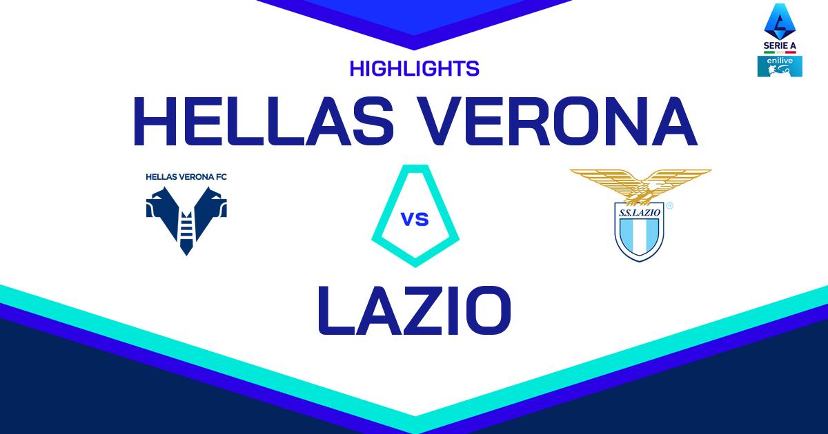 Highlight Hellas Verona - Lazio del 19 gennaio 2025 - Lega Serie A