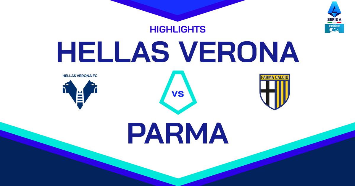 Highlight Hellas Verona - Parma del 30 marzo 2025 - Lega Serie A