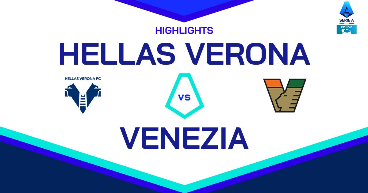 Video e Highlights di Verona-Venezia 2-1