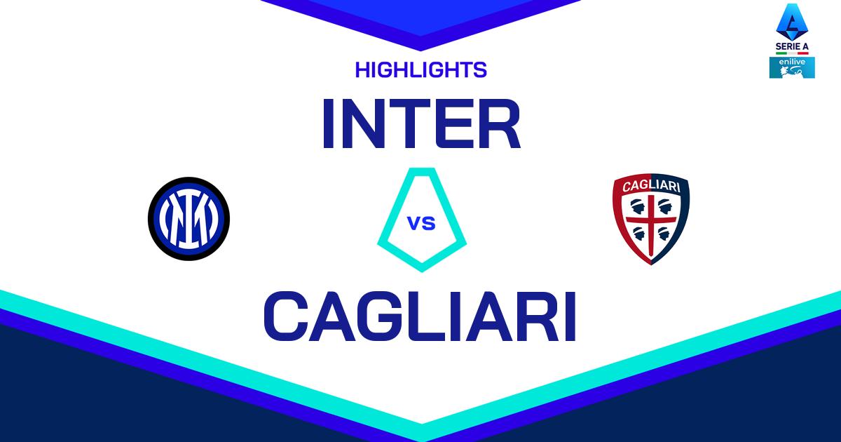 Highlight Inter - Cagliari del 13 aprile 2025 - Lega Serie A