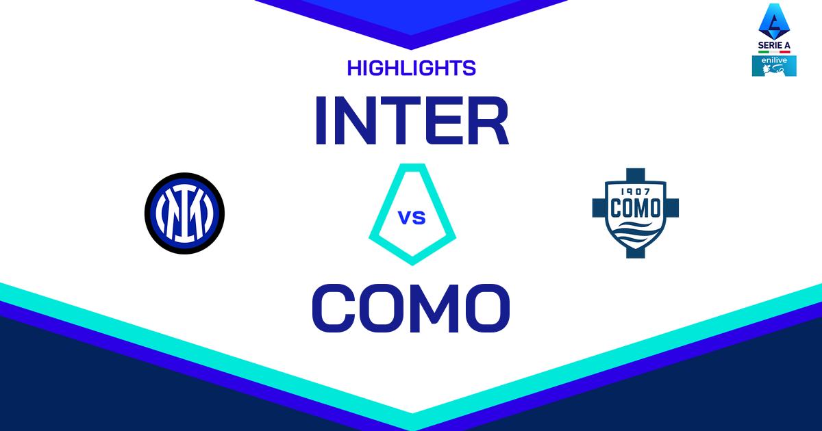 Highlight Inter - Como del 22 dicembre 2024 - Lega Serie A