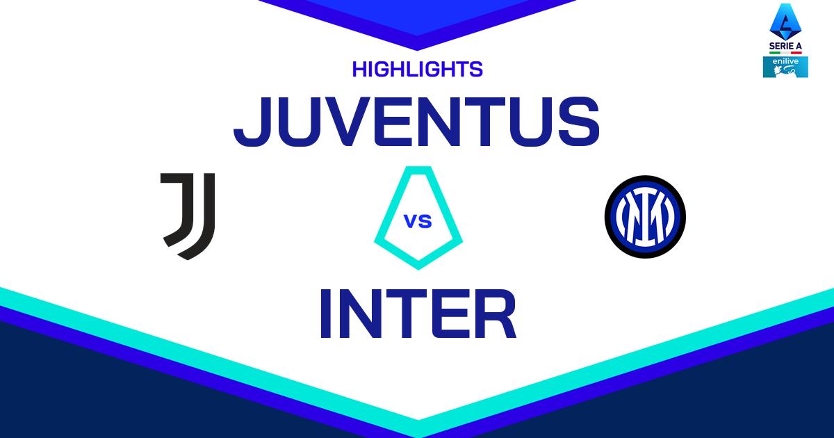 Highlight Juventus - Inter del 16 febbraio 2025 - Lega Serie A