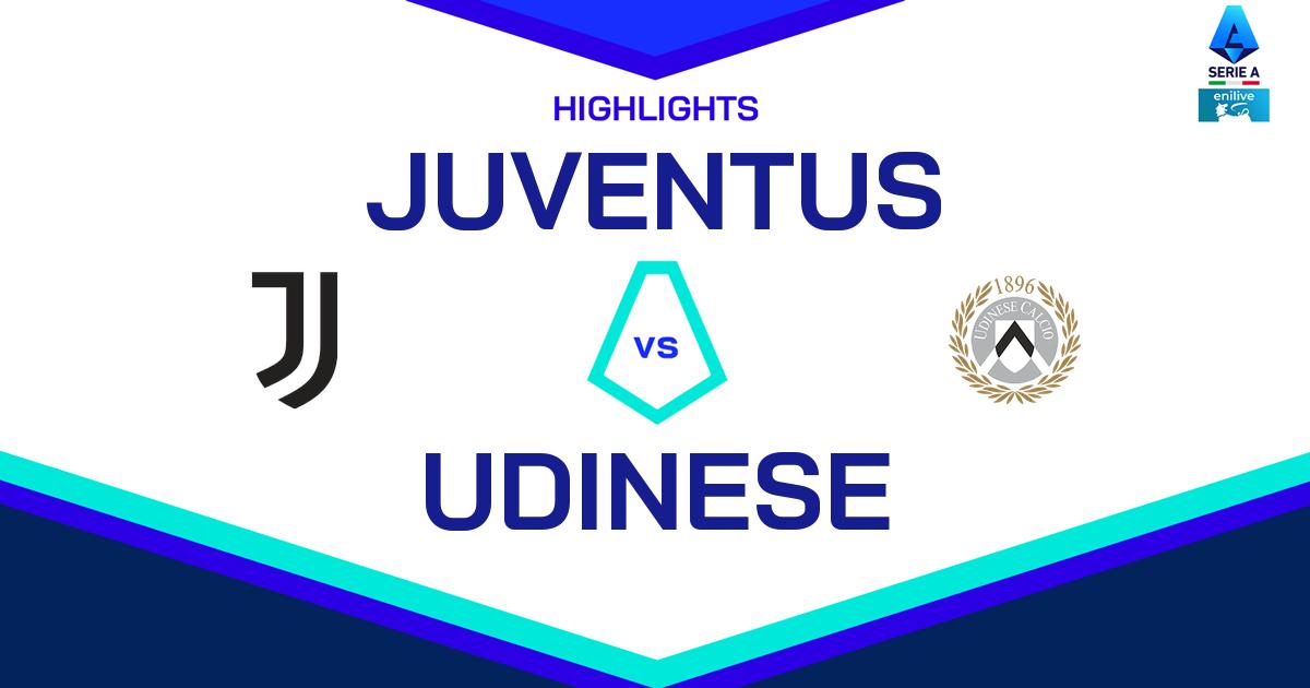 Highlight Juventus - Udinese del 18 maggio 2025 - Lega Serie A