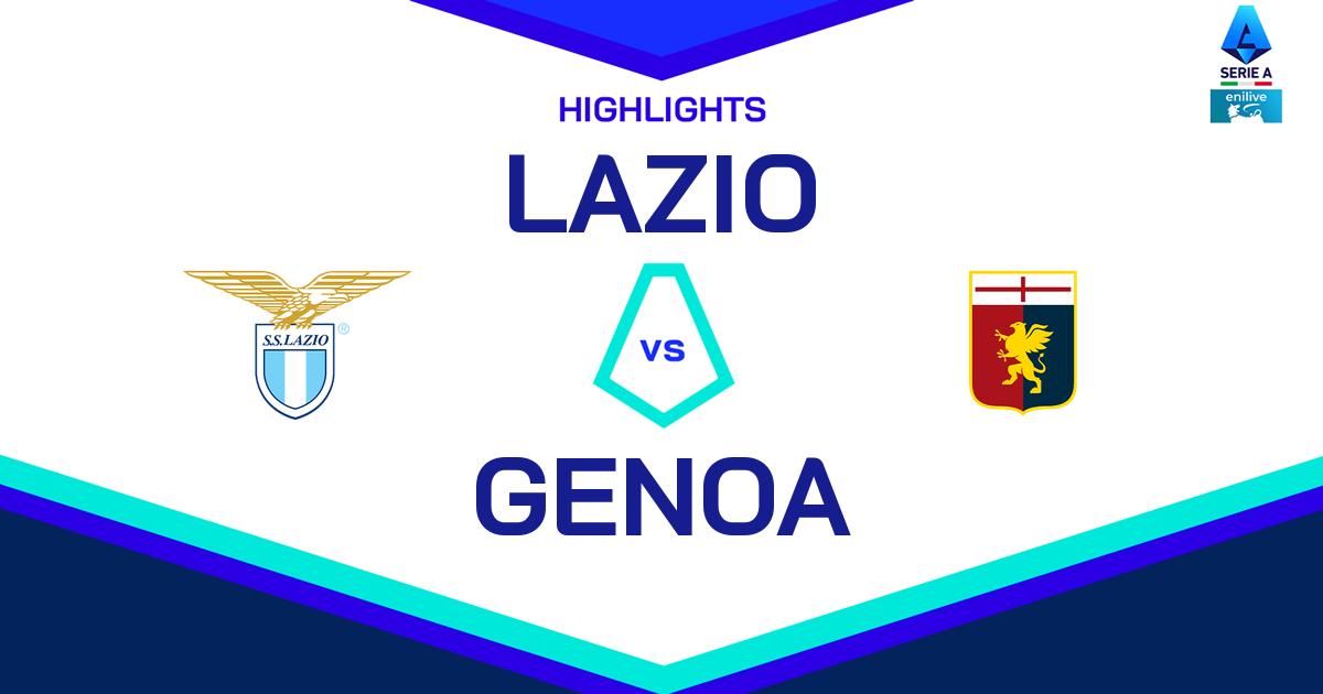 Video e Highlights di Lazio-Genoa 3-0