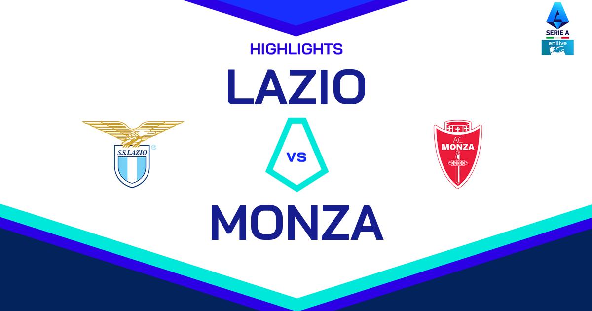 Highlight Lazio - Monza del 9 febbraio 2025 - Lega Serie A