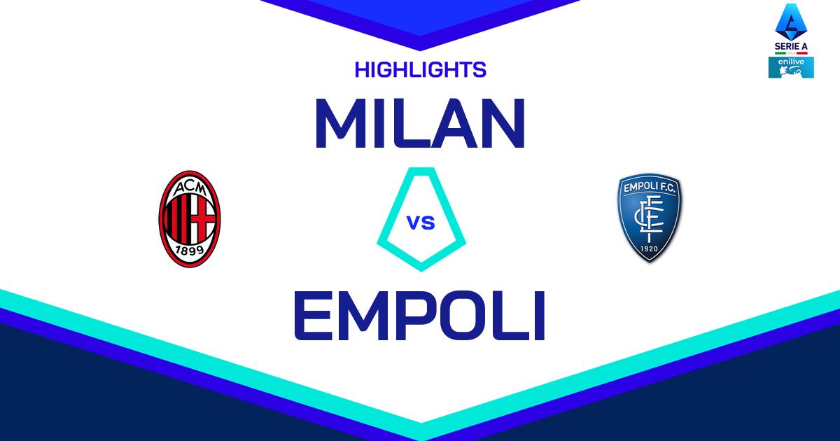 Highlight Milan - Empoli del 1 dicembre 2024 - Lega Serie A