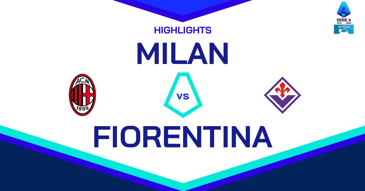 Highlight Milan - Fiorentina del 6 aprile 2025 - Lega Serie A