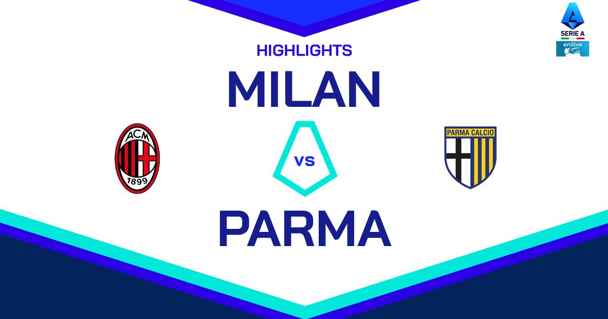 Highlight Milan - Parma del 26 gennaio 2025 - Lega Serie A