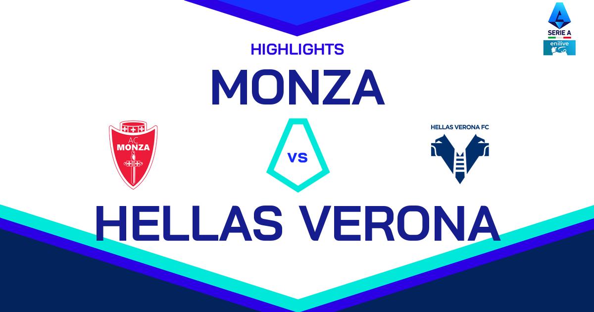 Highlight Monza - Hellas Verona del 2 febbraio 2025 - Lega Serie A