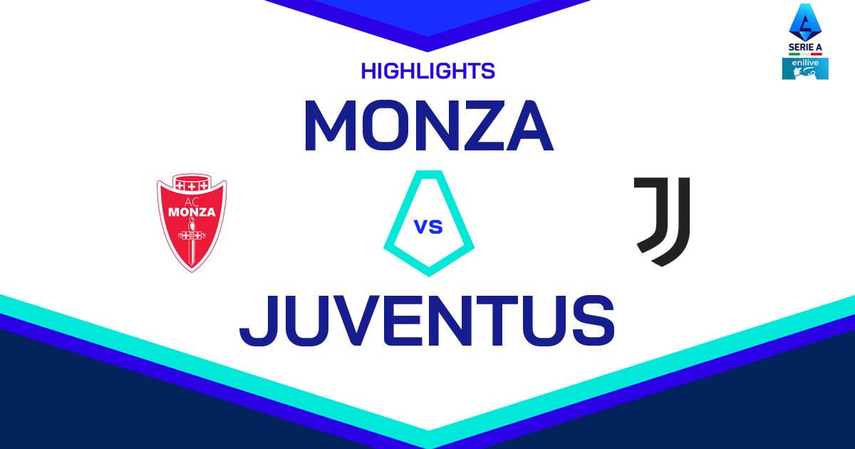 Highlight Monza - Juventus del 22 dicembre 2024 - Lega Serie A