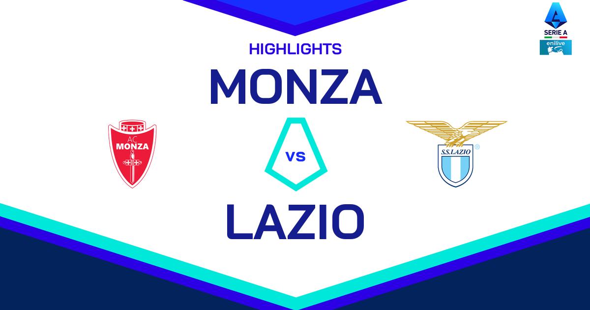 Highlight Monza - Lazio del 10 novembre 2024 - Lega Serie A