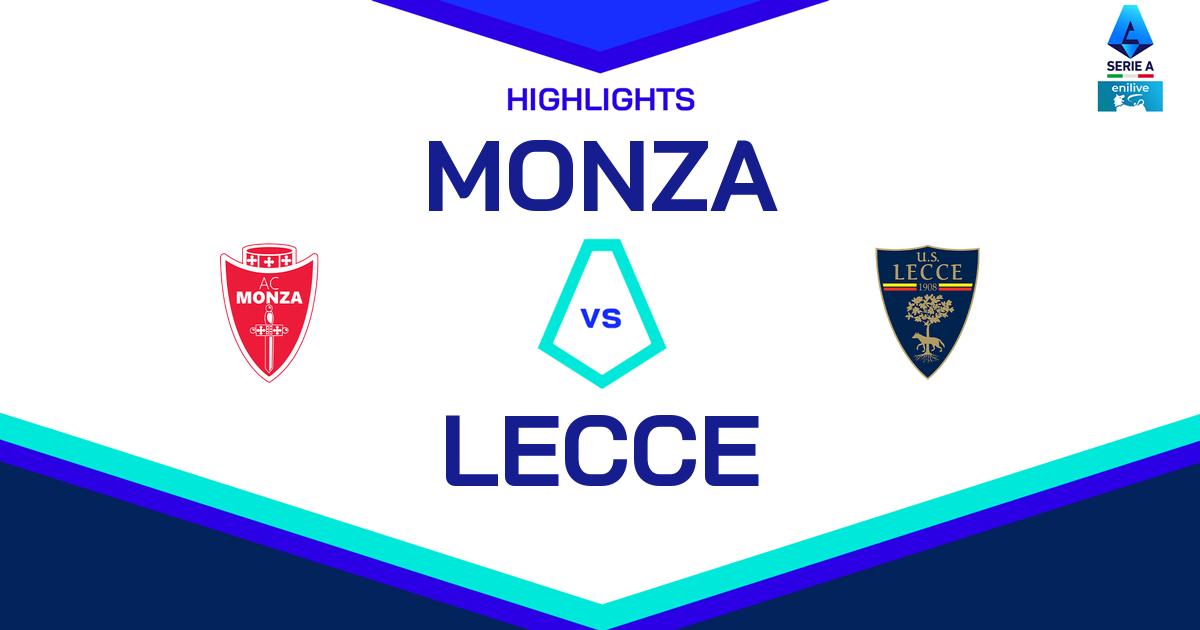 Highlight Monza - Lecce del 16 febbraio 2025 - Lega Serie A