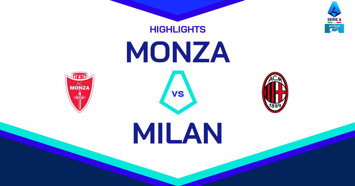 Highlight Monza - Milan del 2 novembre 2024 - Lega Serie A