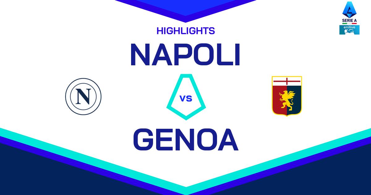 Highlight Napoli - Genoa del 11 maggio 2025 - Lega Serie A