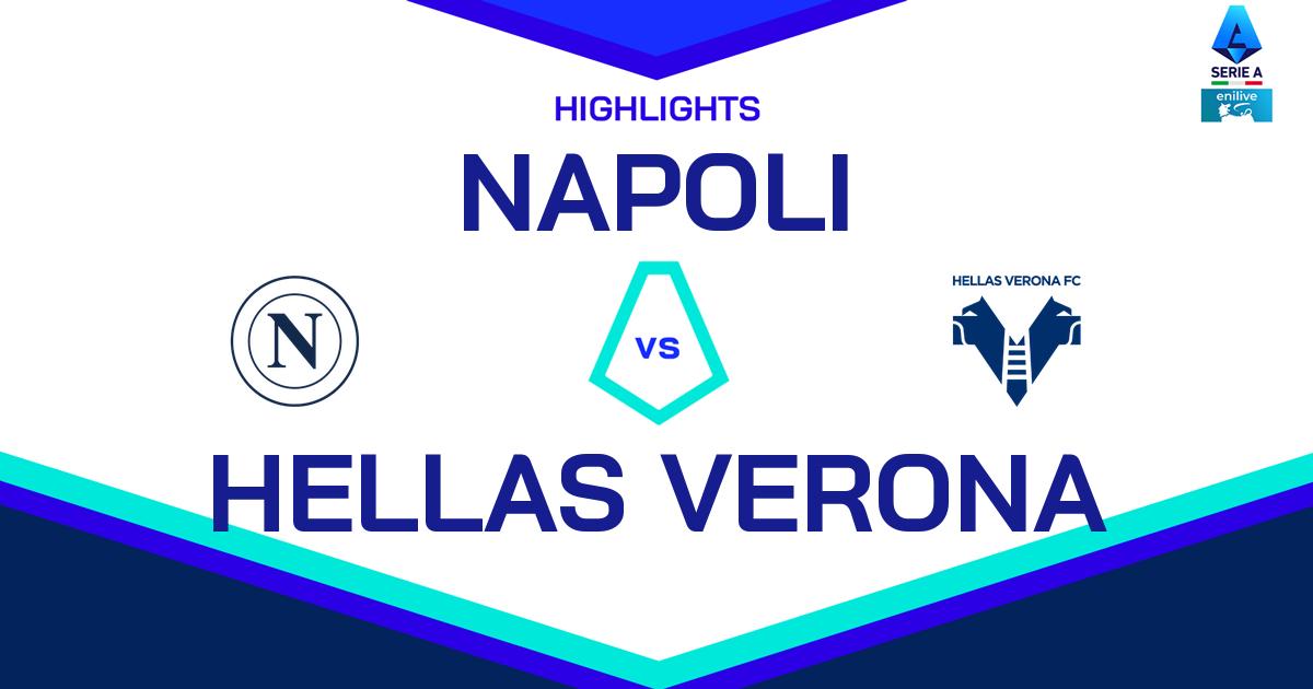 Highlight Napoli - Hellas Verona del 12 gennaio 2025 - Lega Serie A