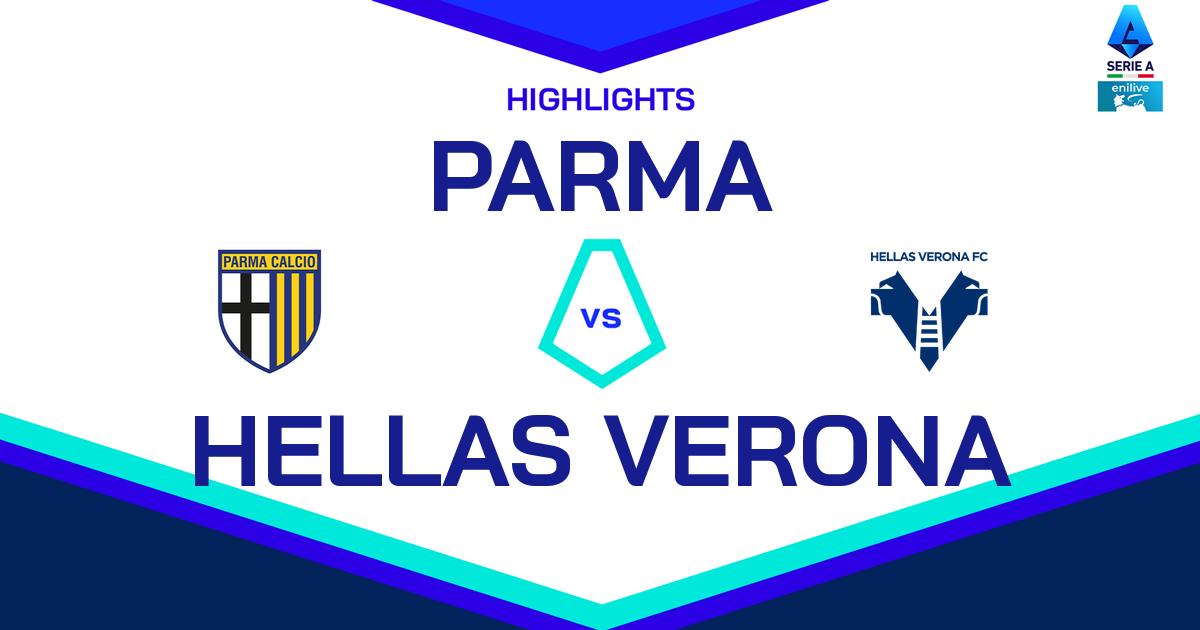 Highlight Parma - Hellas Verona del 15 dicembre 2024 - Lega Serie A