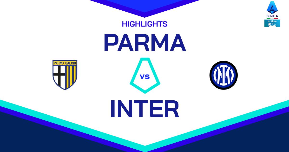 Highlight Parma - Inter del 6 aprile 2025 - Lega Serie A